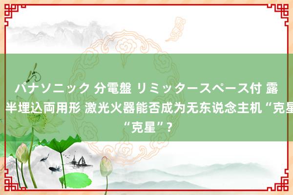 パナソニック 分電盤 リミッタースペース付 露出・半埋込両用形 激光火器能否成为无东说念主机“克星”?