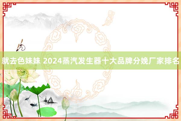 就去色妹妹 2024蒸汽发生器十大品牌分娩厂家排名