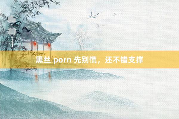 黑丝 porn 先别慌，还不错支撑